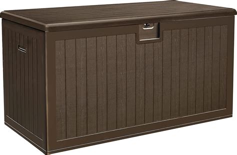 metal deck box|waterproof outdoor metal storage box.